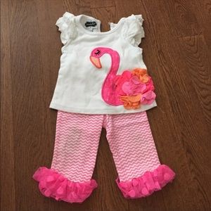 Mudpie cute outfit 6-9m